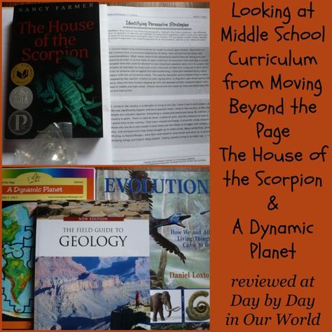 House Of The Scorpion, Moving Beyond The Page, Middle School Curriculum, Persuasive Essays, Science Units, School Curriculum, Middle Grades, Homeschool Ideas, Homeschool Science