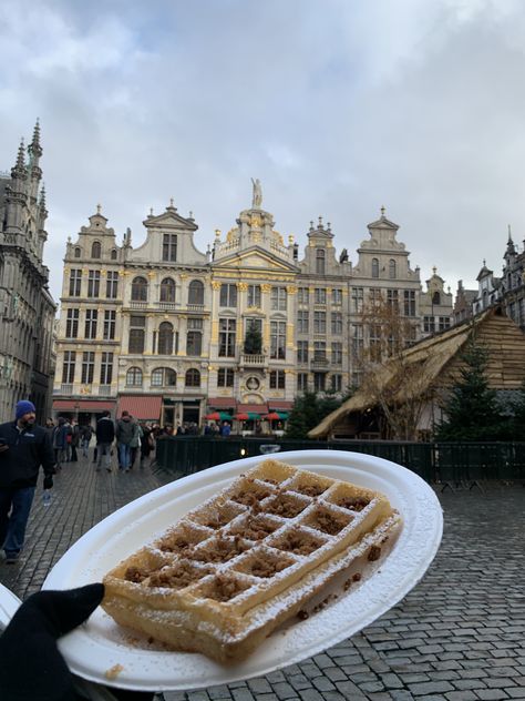 Belgium Waffles Aesthetic, Belgium Aesthetic, Belgium Trip, Belgium Waffles, Belgium Brussels, 2024 Goals, Belgium Travel, Au Pair, Studying Abroad