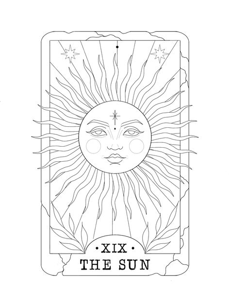 Five Of Wands, Sun And Moon Tarot, The Sun Tarot Card, Tarot Tattoo, Tarot Card Tattoo, Card Tattoo Designs, The Moon Tarot Card, The Sun Tarot, The Moon Tarot