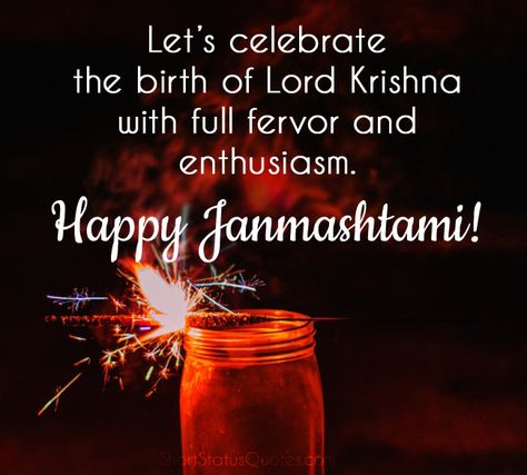 Janmashtami Status and Captions - Krishna Janmashtami Wishes Janmashtami Quotes In English, Janmashtami Wishes In English, Janmashtami Quotes, Janmashtami Greetings, Status Captions, Janmashtami Status, Happy Navratri Status, Janmashtami Celebration, Janmashtami Wishes