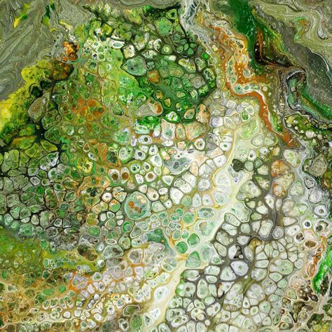 Fungi Art, Lichen Moss, Green Side, Textile Fiber Art, Plant Painting, Time Tattoos, Color Harmony, Acrylic Pour, Abstract Acrylic