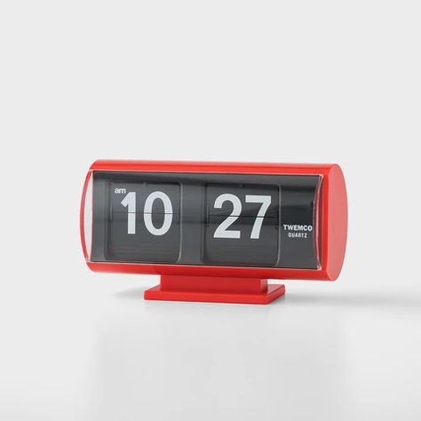 Flip Clock - Red Hallway To Bedrooms, Put Your Phone Down, Coastal Bathroom, Clock Wallpaper, Christmas Idea, Home Decor Sale, Drawer Hardware, Bedroom Furniture For Sale, Mirror Wall Art