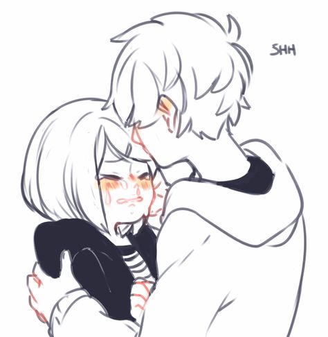 gross_sobbin_by_giannysuki-davkaxo.gif (837×859) Anime Poses Reference Couple Cuddling, Anime Hugging Poses, Hugging Knees Pose Drawing, Cuddling Gif, Anime Couples Cuddling, Kawaii Gif, Hugging Drawing, Hug Gif, Anime Hug