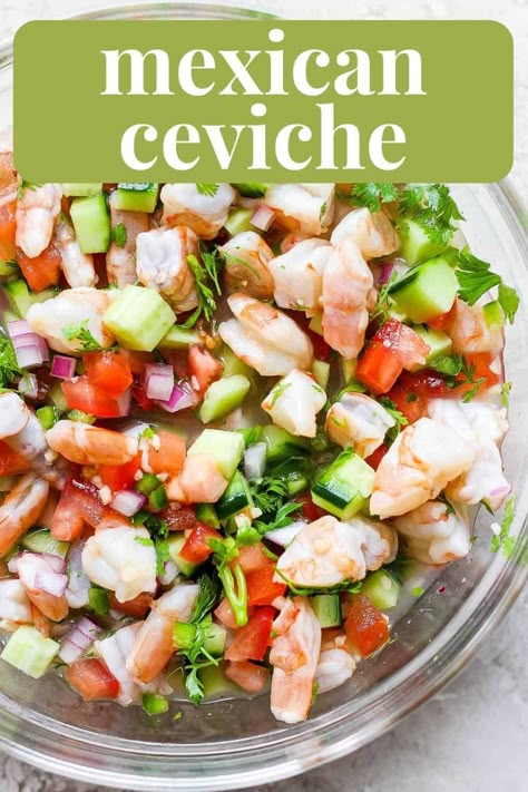 Ceviche Recipe - Isabel Eats Ceviche Recipe Fish, Best Ceviche Recipe, Ceviche Recipe Mexican, How To Make Ceviche, Seafood Ceviche, Mexican Ceviche, Shrimp Ceviche Recipe, Isabel Eats, Mexican Shrimp