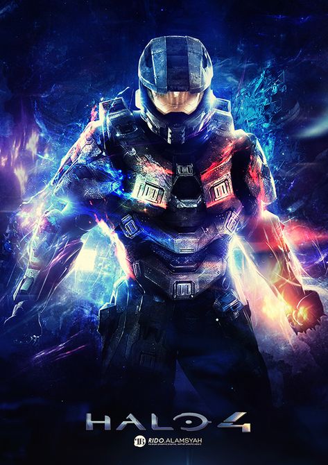 HALO 4 FANART on Behance Halo Fanart, Halo Poster, Halo Videos, Diablo Anime, Halo Spartan, Halo Series, Halo Master Chief, Halo Armor, Halo Game