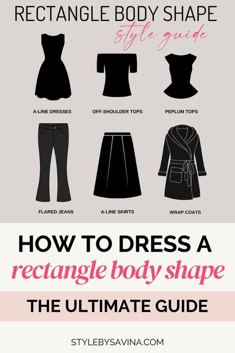 Dress Body Type, Inverted Triangle Body Shape, Rectangle Body Shape, Triangle Body Shape, Hourglass Body Shape, Trendy Outfit Inspo, Apple Body Shapes, Body Types Women, Pear Body