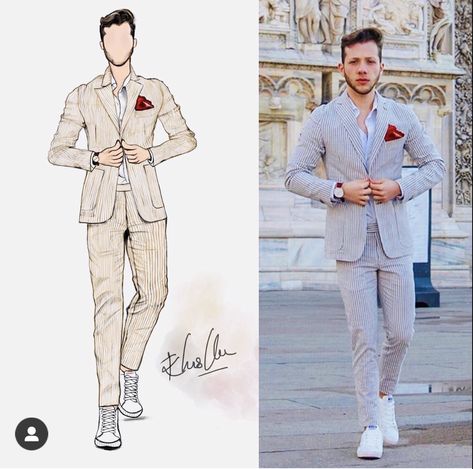 Mens Formal Fashion, Men Illustration, Basic Art Techniques, Fashion Sketches Men, Suits And Sneakers, Basic Art, Boy Sketch, Fashion Figure, Fashion Figure Drawing