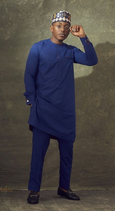 Men Birthday Photoshoot, Men Birthday Photoshoot Ideas, Hausa Fashion, Lobola Outfits, Men Native, Mens Traditional Wear, Blue Kaftan, Birthday Photoshoot Ideas, Men Kaftan