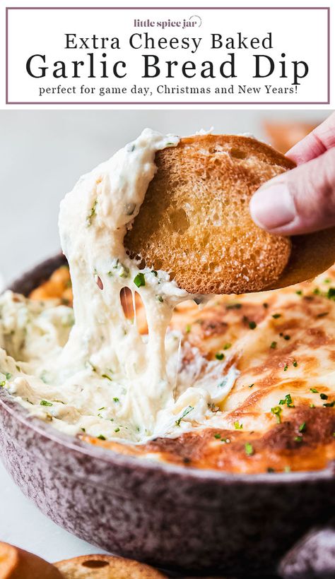 Garlic Cheese Bread Dip, Baked Garlic Dip, Garlic Bread Using Pizza Dough, Baked Garlic Bread Dip, Best Dips For Sourdough Bread, Garlic Bread Topping, Dips With Naan Bread, Dip For Sourdough Bread, Dips With Bread