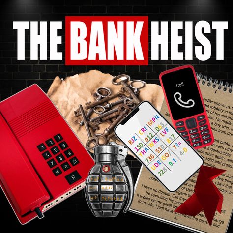 The professor is recruiting his people to carry out a great robbery. This is your great opportunity to change your life and win 1000 million Euros ... but it will not be easy; first you have to find the clues left by the teacher ... Can you find the teacher and participate in this robbery? This is a printable kit escape room game from the famous Money Heist Escape Room, for players 12 years and older. Lasts approximately 45-60 minutes. #escape #room #game #money #heist #bank #nairobi #escaperoom Money Heist Bank, Powerpoint Party, Mystery Escape Room, Bank Heist, Game Money, Printable Money, Oceans 11, Riddles To Solve, Birthday Friends