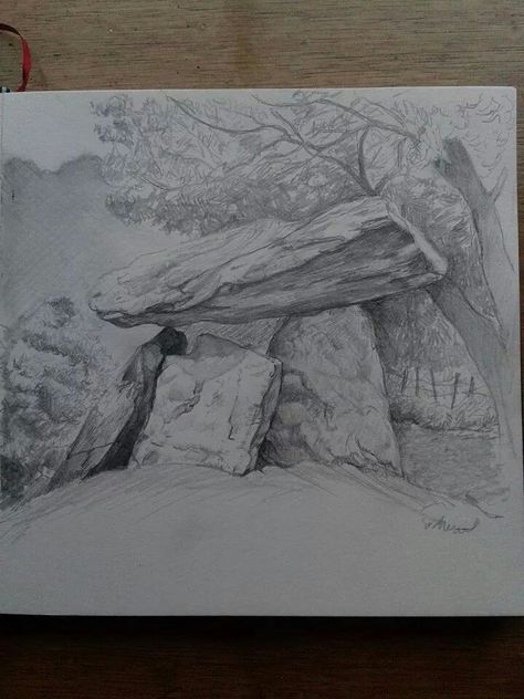 Dolmen Drawing, Newgrange Ireland, Waterford Ireland, Arch, Sketch, Texture, Drawings, Quick Saves, Art