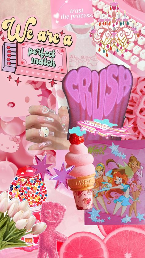 Pink wallpaper #pink #pinkcandy #candy #pinkaesthetic #pop #comic #pinkcrush #pinkicecream #hellokitty #pinkflowers #sourpatchkids #grapefruit #violetshuffle Candy Aesthetic, Sour Patch Kids, Wallpaper Pink, Pink Candy, Pink Wallpaper, Pink Aesthetic, Grapefruit, Pink Flowers, Mood Board