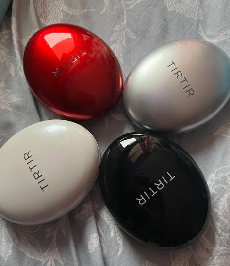 TIRTIR - Mask Fit Aura Metal Cushion - 3 Colors | YesStyle Tirtir Cushion Makeup, Cushion Foundation Aesthetic, Tirtir Mask Fit Red Cushion, Amuse Cushion Foundation, Temptu Airbrush Makeup, Cushion Makeup, Serum For Dry Skin, Beauty Bible, Everyday Skincare