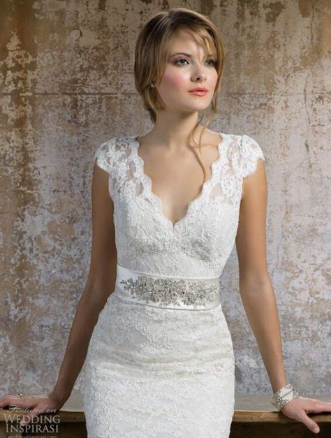 Wedding Dresses For Older Brides, Dresses For Older Brides, Second Wedding Dress, Wedding Dress Necklace, Wedding Dress 2013, Colored Wedding Dress, Wedding Dress Cap Sleeves, Second Wedding, Amazing Wedding Dress