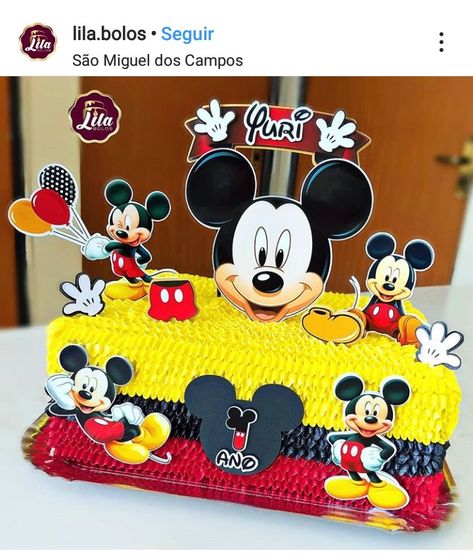 Smash Cake First Birthday, Miki Mouse, Mickey Mouse Png, Mickey 1st Birthdays, Fiesta Mickey Mouse, Happy Birthday Cake Photo, Rectangle Cake, Mickey Cakes, Mickey Mouse 1st Birthday