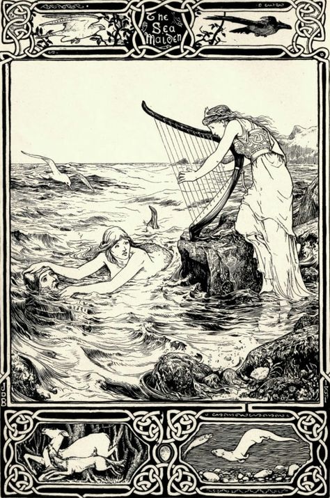 Convallaria maialis Irina Vinnik, Charles Robinson, Sea Maiden, Celtic Fairy, Heath Robinson, Irish Fairy, Pre Raphaelite Art, John Everett Millais, Fairy Tale Illustration