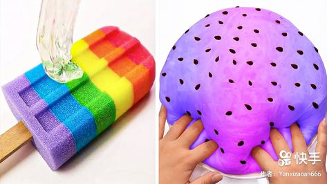 Slime Videos Youtube, Most Satisfying Video, How To Make Slime, Satisfying Videos, Slime Videos, Slime Asmr, Most Satisfying, Oddly Satisfying, Satisfying Video