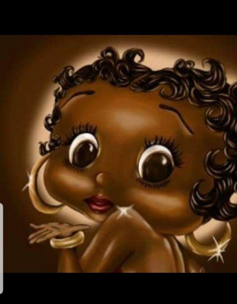 Real Betty Boop, The Real Betty Boop, Original Betty Boop, Black Betty Boop, Betty Boop Art, Betty Boop Cartoon, Afrikaanse Kunst, Betty Boop Pictures, Black Betty