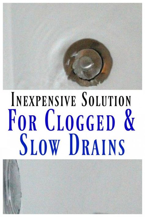 Clogged Sink Bathroom, Drain Unclogger, Slow Drain, Bathroom Renovation Cost, Clogged Drains, Unclog Drain, Retro Revival, Bathroom Drain, Plumbing Drains