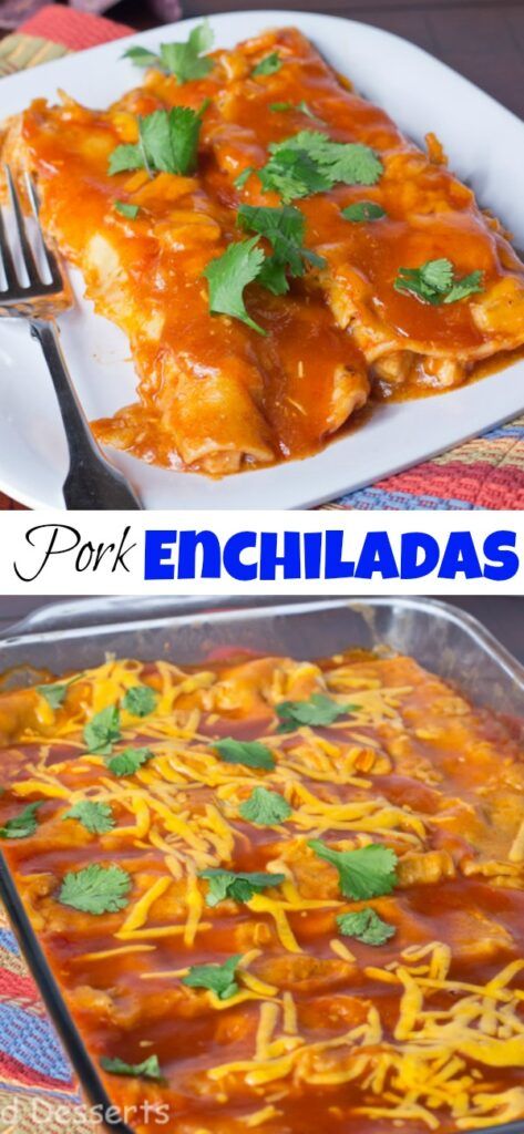 Pork Enchiladas - turn pulled pork into the most delicious homemade enchiladas!  Great use of leftovers or when you are just craving Mexican food! Enchiladas Pork Easy, Leftover Pork Enchiladas, Pulled Pork Enchiladas Easy, Pork Mexican Recipes, Pulled Pork Leftover, Leftover Pork Roast, Pulled Pork Enchiladas, Recipes Using Pork, Pork Enchiladas