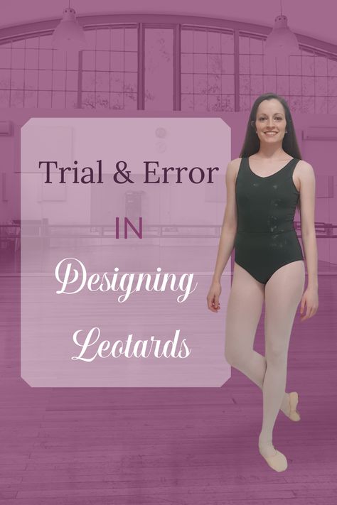 You'll never design something awesome if you're not willing to make some mistakes to get there! This blog post shows some of my process of designing, sewing, evaluating, and improving leotard designs. ⁠ ⁠ Read more at tiasleos.com and sign up for my free DIY Athletic Leotard course! Gymnastic Leotard Pattern, Sewing Sportswear, Sewing Leotards, Dancewear Patterns, Leotard Designs, Leotard Pattern, Halter Leotard, Ballroom Competition Dress, Dancer Outfits