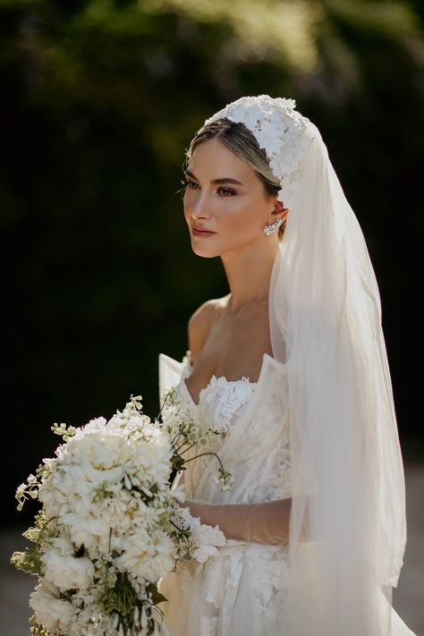 Indulge in the whimsy of love with our Gaga Wedding Dress. This stunning Galia Lahav creation masterfully weaves delicate embroidery into breathtaking lace detail. Bringing dreamy aesthetics to life, this beautiful gown encapsulates the essence of bridal elegance and romantic charm. A perfect pick to make your special day truly magical! High Wedding Updo, Wedding Updo With Veil, Whimsical Wedding Gown, Hairstyles With Veil, Groom Details, Plain Wedding Dress, Hairstyle Wedding, Sell Dresses, Wedding Hairstyles Bride