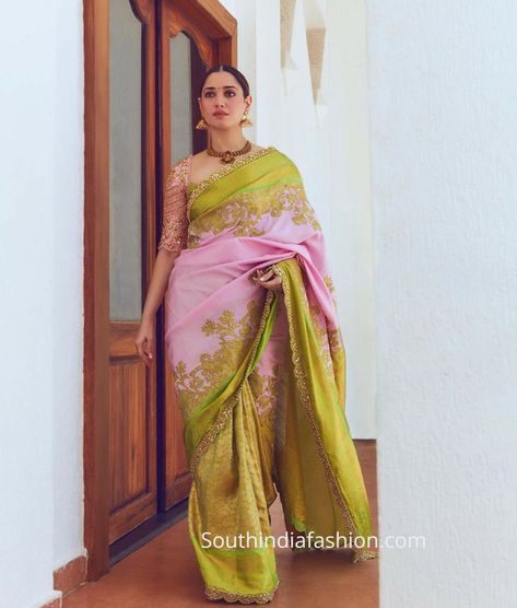 Kanjeevaram Sarees, Neeta Lulla, Saree Designs Party Wear, Stylish Blouse Design, Saree Trends, Elegant Saree, Fancy Blouses, Stylish Sarees, Indian Attire