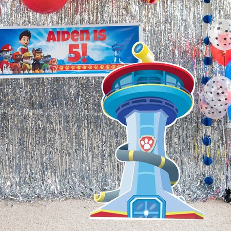 Command Station, Paw Patrol Characters, Paw Patrol Party, Cardboard Cutout, Photo Op, Yard Sign, Yard Signs, Backdrops For Parties, 4th Birthday