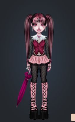 Draculaura Costume, Doll Dress Up Games, Avatar Game, Monster High Cosplay, Monster High Costume, Everskies Avatar, Monster High Draculaura, Character Dress Up, Models To Draw