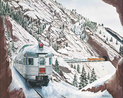 California Zephyr by Howard Fogg California Zephyr, Railroad Art, Train Posters, Train Art, Old Trains, Train Pictures, Vintage Train, Train Car, Steam Trains