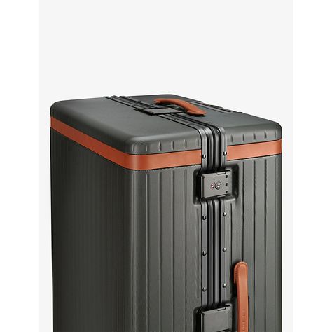 Find CARL FRIEDRIK The Large Check-in Suitcase 72cm on Editorialist. | Carl Friedrik The Large Check-In suitcase100% polycarbonateClasp fasteningIntegrated 3-digit TSA combination lock, retractable handle, single top handle, side handle, compartmentalised interior, check-in suitcaseHeight 72cm, width 53.5cm, depth 33.5cmWipe with a dry, soft cloth Carl Friedrik Luggage, Red Suitcase, Rimowa Luggage Red, Extra Large Suitcase, Hard Suitcase, Combination Locks