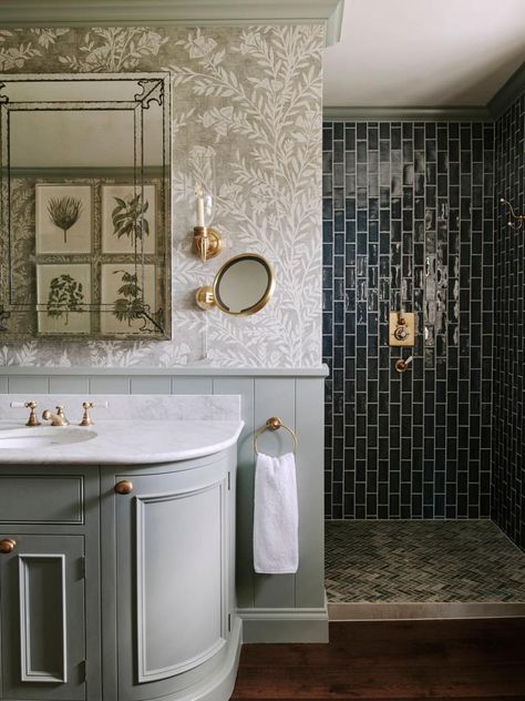 Timeless Bathroom Tile, Sims Hilditch, Timeless Bathroom Design, Timeless Bathroom, Timeless Interiors, Bathroom Tile Ideas, English Design, Vintage Bathrooms, Hello Lovely