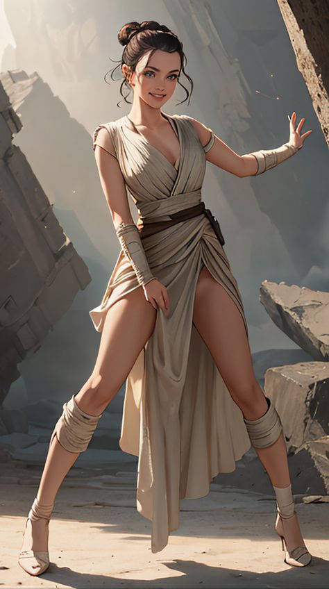 Female Jedi, Star Wars Characters Pictures, Rey Star Wars, Star Wars Women, Female Cartoon, Star Wars Wallpaper, Star Wars Artwork, Star Wars Fan Art, Star Wars Pictures