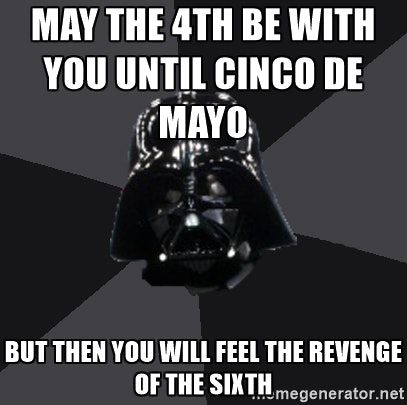 May the Fourth Be With You Meme  #maythefourth #starwars #maythe4th Star Wars History, Happy Star Wars Day, May The Fourth Be With You, May The Fourth, May The 4th, May The 4th Be With You, Star Wars Day, Star Wars Party, Star Wars Humor