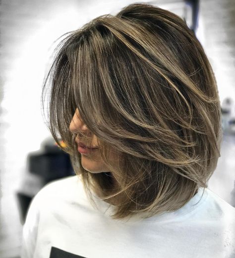 Shoulder Length Haircuts, Oval Face Haircuts, Medium Short Hair, Haircuts For Curly Hair, Shoulder Length Hair Cuts, Haircuts For Medium Hair, Penteado Cabelo Curto, Haircut For Thick Hair, Hair Stylist Life