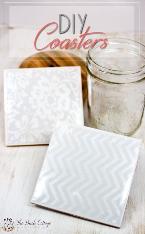 Ceramic Tile Crafts, Waterproof Sealant, Make Coasters, Braided Basket, Homemade Coasters, Burlap Wreath Diy, Diy Spray Paint, Painted Glass Vases, Teachers Diy