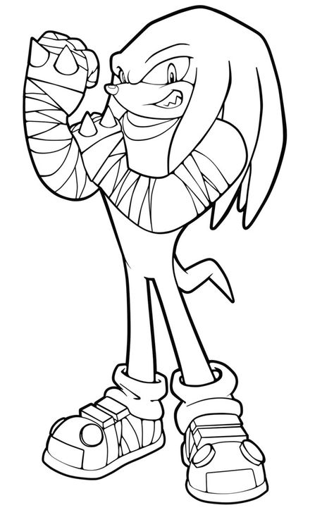 Knuckles Boom SA style lineart by KyuubiCore on DeviantArt Sonic Coloring Pages, Knuckles Sonic, Sonic Coloring, Hedgehog Colors, Rainbow Canvas, Silver The Hedgehog, Pokemon Coloring Pages, Pokemon Coloring, Cat Coloring Page