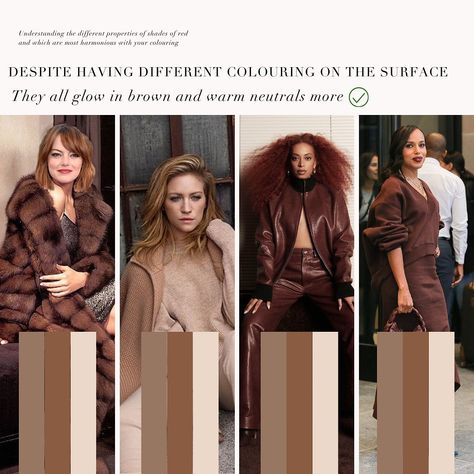 Colour Analysis - Bright Spring Palette Overtone Comparison. It’s truly remarkable that despite having four distinct overtones, these elegant ladies effortlessly complement all the shades within the Bright Spring palette. . #coloranalysis #colouranalysis #coloranalyst #springpalette #brightspring #solange #emmastone #kerrywashington Bright Spring Vs Dark Autumn, Warm Spring Color Palette Hair, Bright Spring Palette, Zyla Floral Spring Palette, Sunlit Spring Color Palette, Spring Eye Pattern Color Analysis, Season Analysis, Combo Outfits, Style Essence