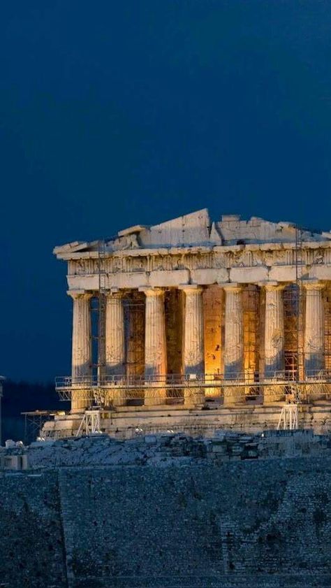 The Parthenon, Athens, Greece Parthenon Athens, The Parthenon, Patras, Acropolis, Ancient Architecture, Ancient Ruins, Historical Architecture, Athens Greece, Beautiful Architecture