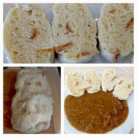 Bread Dumplings – Houskový knedlík – Czech Cookbook – Video Recipes in English – US Measurements – US Ingredients Bread Dumplings Recipes, Dumpling Recipes, Czech Food, Lithuanian Recipes, Bread Dumplings, Soups Recipes, Dumplings Recipe, Egyptian Food, Ukrainian Recipes