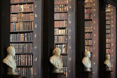 General view of the Long Room in the Trinity College Library, the largest library in Ireland on April 19, 2016 in Dublin. What Is Fiction, Trinity College Library, Narrative Elements, Male Perspective, Word Origins, Y Words, Human Pictures, Delivering A Baby, Gender Inequality