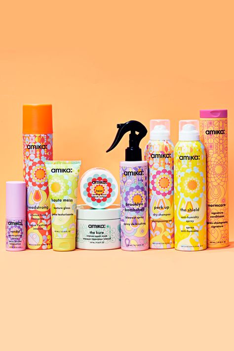 Amika Amika Hair Products Aesthetic, Hair Product Packaging, Hair Products Aesthetic, Amika Products, Good Hair Products, Amika Hair, Amika Hair Products, Stop Hair Breakage, Hair Care Tools