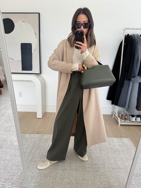 Wide-Fit Pleated Pants curated on LTK Uniqlo Pleated Wide Pants Outfit, Wide Sweatpants Outfit, Uniqlo Pleated Wide Pants, Wide Leg Sweatpants Outfit, Pleated Pants Outfit, Pleated Wide Pants, Wide Pants Outfit, Jw Anderson Bag, Sweatpants Outfits