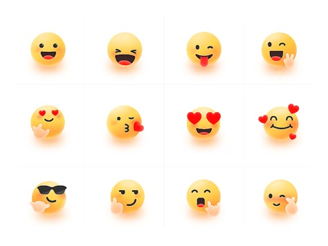 emoji by Samsam 333 on Dribbble Dashboard Design Template, Ip Design, Case Study Design, Emoji Design, Logo Design Inspiration Creative, Flat Design Icons, Gui Design, Emoji Images, Cute Emoji