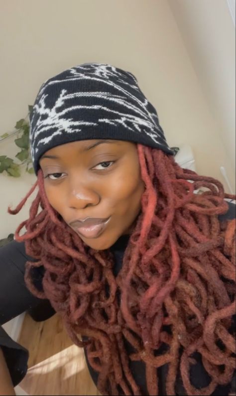 Locs With Beanie, Marley Locs, Girl Locs, Loc Appreciation, Loc Goddess, Short Hair Twist Styles, Natural Locs, Outfit Wishlist, Natural Hair Weaves