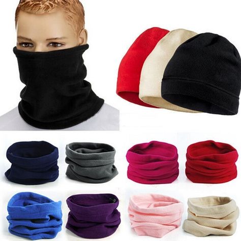 Types Of Face Masks, Fleece Neck Warmer, Mens Beanie Hats, Snood Scarf, Fleece Scarf, Winter Shawl, Tube Scarf, Cozy Moments, Hiking Women