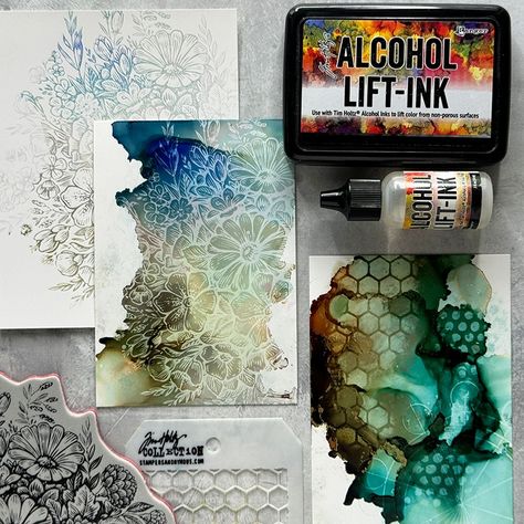 New Alcohol Ink Colors | Tim Holtz Acrylic Painting Diy, Alcohol Ink Crafts, Alcohol Ink Painting, Distress Oxide Ink, Alcohol Ink Art, Color Studies, The 5th Of November, Distress Ink, Ink Painting