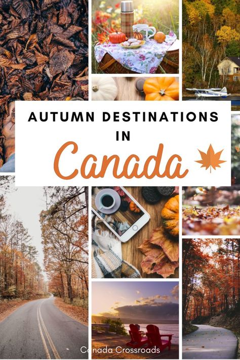 Canada Autumn Aesthetic, Canada In Autumn, Vancouver Canada Autumn, Fall In Canada, Canada Autumn, Places To Visit In Canada, Canada Fall, Fall Destinations, Break Ideas