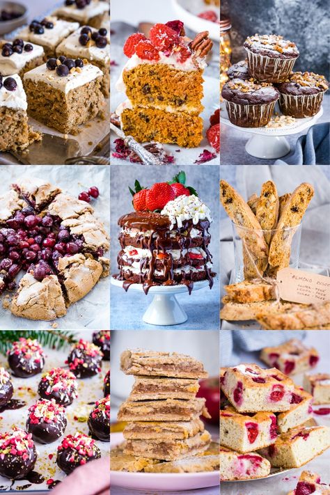 Want to indulge your sweet tooth without sacrificing your health goals? Get inspired by our 30+ healthy sugar-free dessert recipes. Healthy Low Sugar Desserts, Healthy Sweet Potato Muffins, Butter Spritz Cookies, Granola Parfait, Low Sugar Desserts, Fig Cake, Sweet Potato Muffins, Sugar Free Recipes Desserts, Sweet Potato Cake