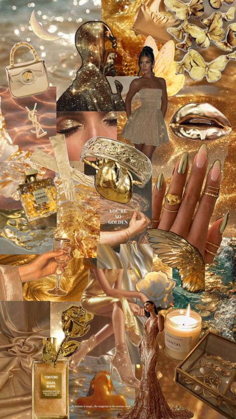 Golden goddess aesthetic vision board Golden Goddess Aesthetic, Becoming An Entrepreneur, Aesthetic Vision Board, Daily Manifestation, Goddess Aesthetic, Manifestation Tips, Manifestation Techniques, Golden Goddess, Ambitious Women